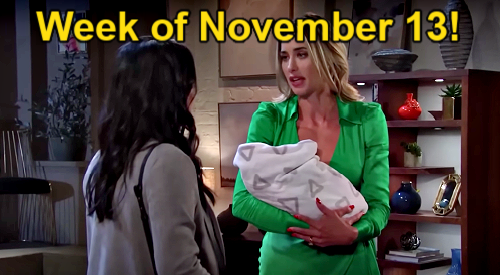 Days of Our Lives Week of November 13: Nicole & EJ’s Tragedy – Melinda’s Baby Doctor Payoff – Sloan's Worst Lie Yet