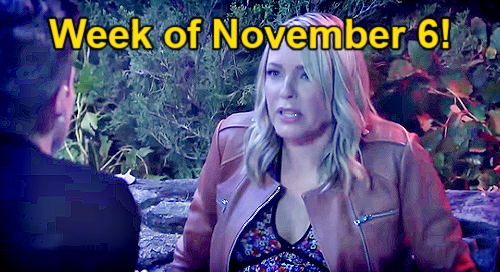 Days of Our Lives: Week of November 6 – Stefan’s Gruesome Discovery, Nicole’s Early Labor and Melinda’s Baby-Stealing Plot