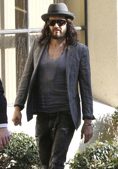 Russell Brand Erases Katy Perry From His Life And His Skin