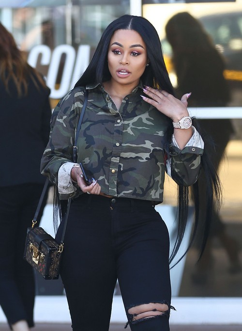 52361828 Reality star Blac Chyna and a friend are spotted at the Van Nuys Courthouse in Van Nuys, California on March 30, 2017. It's being reported that Blac Chyna's baby's daddy Tyga has not been paying child support. Did Blac Chyna go to fill out paperwork to take Tyga to court for the back child support? FameFlynet, Inc - Beverly Hills, CA, USA - +1 (310) 505-9876