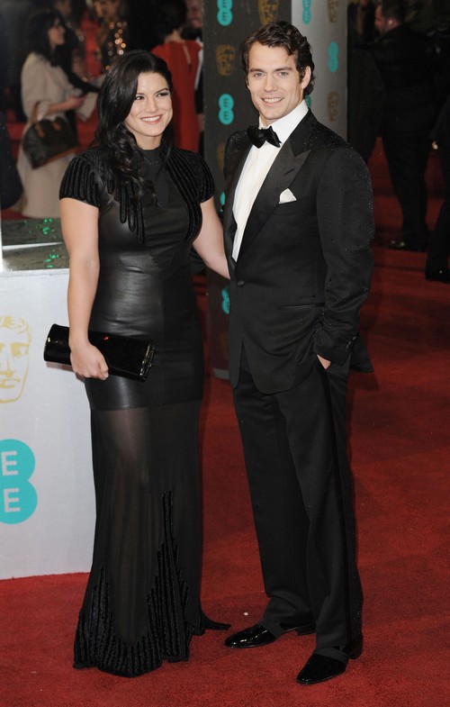 Henry Cavill and Gina Carano Make Red Carpet Debut
