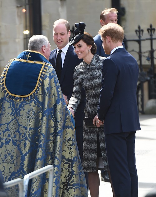 52368371 Catherine, Duchess of Cambridge, Prince William, Duke of Cambridge and Prince Harry attends Service of Hope at Westminster Abbey on April 5, 2017 in London, England. The multi-faith Service of Hope was held for the four people killed when Khalid Masood committed an act of terror in Westminster on Wednesday March 22. FameFlynet, Inc - Beverly Hills, CA, USA - +1 (310) 505-9876 RESTRICTIONS APPLY: USA/CHINA ONLY
