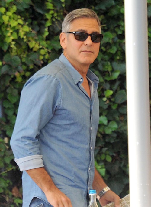 George Clooney And Guests Have A Pre-Wedding Breakfast | Celeb Dirty ...