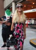 Paris Hilton is Entertained by Fans at a Doctor's Office Visit