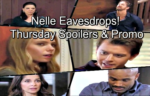 General Hospital Spoilers: Thursday, July 12 – Nelle’s Eavesdropping Brings More Wedding Jitters – Nina Scrambles to Stall Valentin