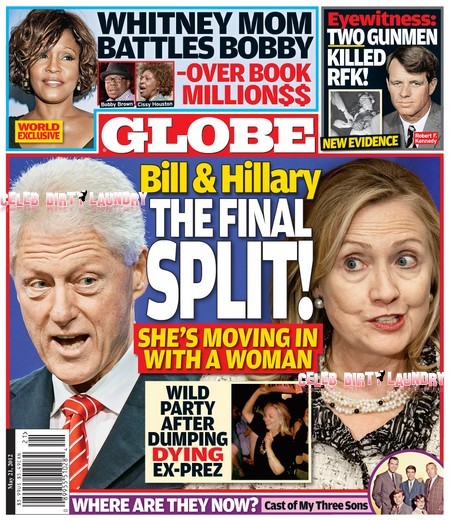 Globe: Bill Clinton and Hillary Clinton Over Another Women (Photo)