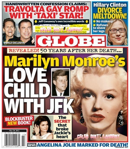 Globe Reveals Marilyn Monroe's Love Child With John F. Kennedy (Photo)