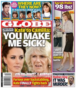 GLOBE: Kate Middleton Tells Camilla Parker-Bowles 'You Make Me Sick ...