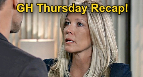 General Hospital Recap: Thursday, February 22 – ‘Stone’ Clue for Sonny – Carly Quits Crimson Over Drew’s Obsession