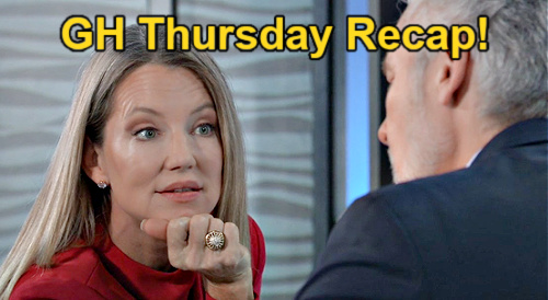 General Hospital Recap: Thursday, February 8 – Nina Schemes to Crush Carly – John Spills 4 Mob Boss Targets