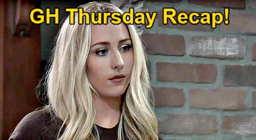 General Hospital Recap: Thursday, April 4 – Josslyn Warns Against Dex the Cop – Sasha’s Hidden Talent – Tracy’s Depression