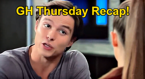 General Hospital Recap: Thursday, November 9 – Surprise Marriage Proposal – Cody’s Modeling Debut – Drowning Ned Trapped