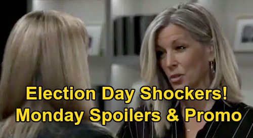 General Hospital Spoilers: Monday, November 2 – Election Day Shockers - PC Goes Back In Time – Josslyn & Trina’s History Lesson