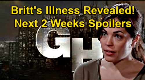 General Hospital Spoilers Next 2 Weeks: Britt Admits Illness to Jason – Death Strikes – Maxie Betrayed – Sam’s Risky Move