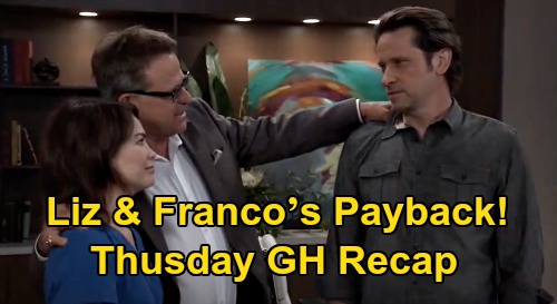 General Hospital Spoilers: Thursday, September 24 Recap - Liz & Franco’s Payback - Carly Tells Sonny The Truth - Sasha Spirals