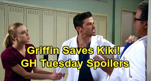 General Hospital Spoilers: Tuesday, June 9 – Griffin Saves Kiki from Dr. Bensch - Peter Aims Gun at Anna
