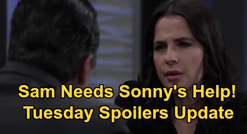 General Hospital Spoilers Update: Tuesday, October 20 – Sam Turns to Sonny - Brando Answers Cyrus – Chase’s Sneaky Investigation