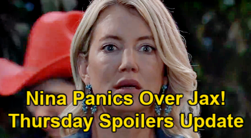 General Hospital Spoilers Update: Thursday, April 22 – Maxie Confesses to Nathan – Nina's Jax Panic - Carly & Jordan's Plan
