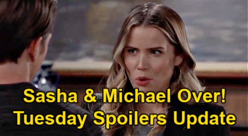General Hospital Spoilers Update: Tuesday, April 6 – Michael & Sasha’s Goodbye - No Freedom for Jason Yet – Alexis Prison Terror