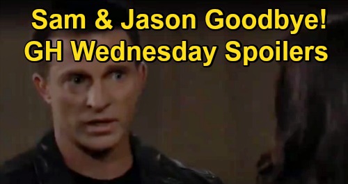 General Hospital Spoilers: Wednesday, December 9 – Sam & Jason’s Goodbye – Cyrus’ Past Exposed - Michael Can’t Forgive Carly