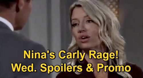 General Hospital Spoilers: Wednesday, October 28 – Dante’s Marriage Tips for Michael – Cyrus’ Offer for Franco – Nina’s Carly Rage