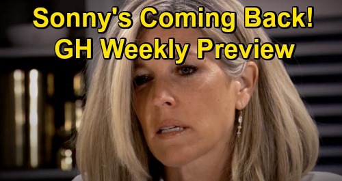 General Hospital Spoilers: Week of January 4 Preview - Sonny's Coming Back - Jason Fumes Over Carly Crossing Forbidden Line