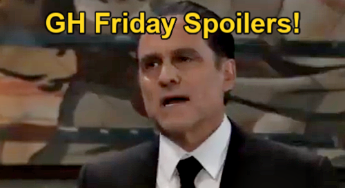 General Hospital Spoilers: Friday, February 9 – Sonny Fires Back – Doomsday for Dex – Carly’s Alarm Bells