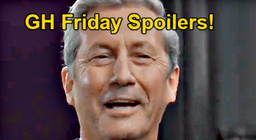 General Hospital Spoilers: Friday, January 21 – Luke’s Haunted Star Memorial – Carly’s Deal-breaker – Sonny Done Wasting Time