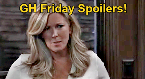 General Hospital Spoilers: Friday, March 8 – Carly Accused of Hiding Jason – Ava Keeps Secrets from Nina – Sonny’s Vow