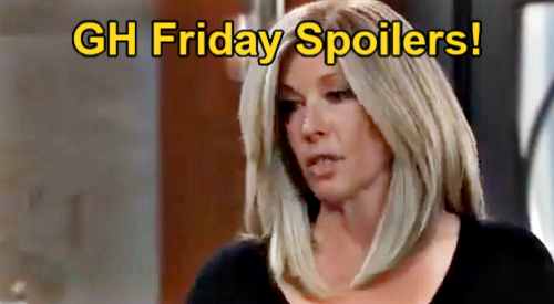 General Hospital Spoilers: Friday, May 3 – Carly Wants Donna Away from Sonny & Ava – Nina & Drew’s Road Trip