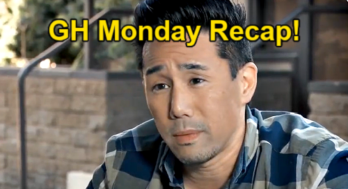 General Hospital Spoilers: Monday, April 18 Recap – Liz’s Creepy Call – Brendon’s Body Found Floating - Harmony Steals Evidence