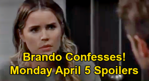 General Hospital Spoilers: Monday, April 5 – Carly’s New Valentin Orders – Martin’s Unwelcome Visit – Brando Confesses to Sasha