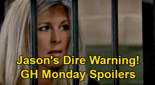 General Hospital Spoilers: Monday, March 29 – Peter Takes Responsibility for Franco’s Death – Cyrus Celebrates – Jason Warns Carly