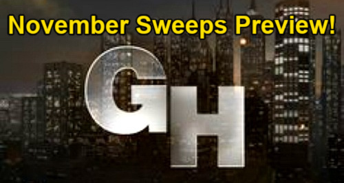 General Hospital Spoilers: November Sweeps Preview – Shocking Secrets Exposed, Crumbling Romances and Mysterious Debut