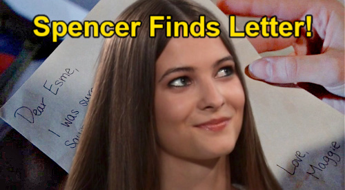 General Hospital Spoilers: Spencer Finds Maggie’s Letter – Uncovers Clue About Esme’s Evil Father?