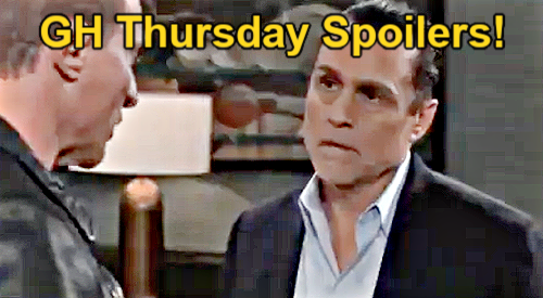 General Hospital Spoilers: Thursday, April 25 Sonny & Jason Face Off, Carly Shocks Kristina, Trina’s Spencer Strategy