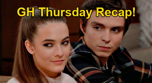 General Hospital Spoilers: Thursday, January 27 Recap – Drugged Trina Confesses – Peter Learns Bailey Truth – Maxie Kisses Austin