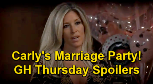 General Hospital Spoilers: Thursday, July 1 – Carly’s Party Announcement – Britt Brokenhearted – Ava Grills Nina About Mike