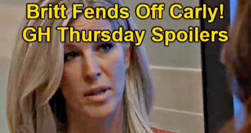 General Hospital Spoilers: Thursday, June 17 – Britt Tells Carly Jason's Her Man – Finn’s New Cure - Liz's Peter Problem