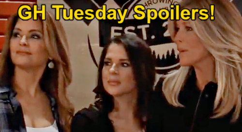 General Hospital Spoilers: Tuesday, March 1 – Carly’s Target Practice – Liz’s Chilling Portrait Questions – Curtis Busted