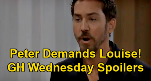 General Hospital Spoilers: Wednesday, June 2 – Peter Demands Baby Lou, Maxie’s Emotional Outburst – Curtis Stops Cyrus’ Getaway