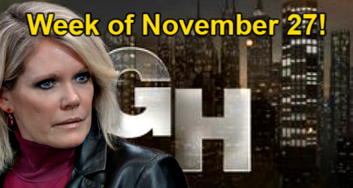 General Hospital Spoilers: Week of November 27 – Carly’s Weird Encounter, Cody to the Rescue and Ava’s Confession