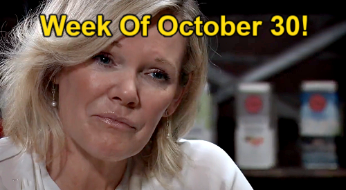 General Hospital Spoilers: Week of October 30 – Pity Party, Sonny’s Reunion, Spooky Surprises and Cyrus’ Mysterious Offer