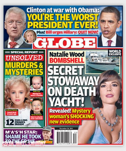 Globe: Explosive New Evidence in Natalie Wood Death (Photo)