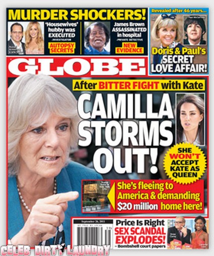 Globe: Camilla Parker Bowles Moving to NYC After Fight With Kate Middleton