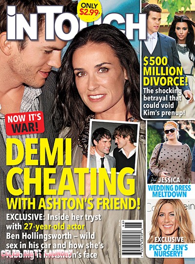 In Touch Weekly: Demi Moore Is Cheating With Ashton Kutcher's Friend Ben Hollingsworth