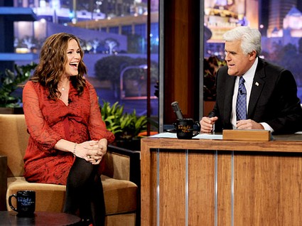 Jennifer Garner Visits Jay Leno And Talks About All Things Baby