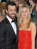 Jennifer Aniston Pregnant, Justin Theroux Cradles Baby Bump At Oscars 0225