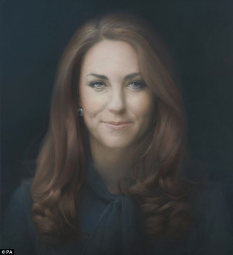 New Kate Middleton Portrait - Artist Paul Emsley Makes Duchess of Cambrige Pretty This Time