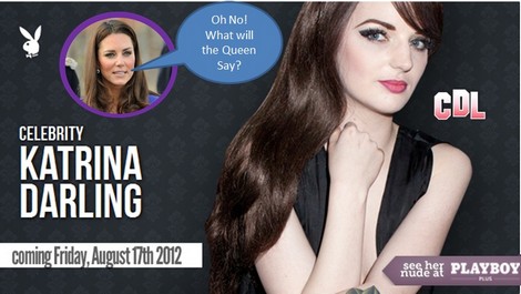 Kate Middleton In Trouble As Her Cousin Katrina Darling Covers Playboy